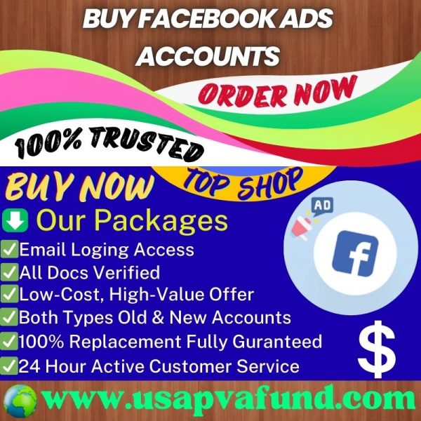 Buy Facebook Ads Accounts - Best Quality Ads Accounts