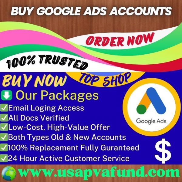 Buy Google Ads Accounts - 100% Verified & Setup Expert Assistance