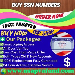 Buy Social Security Number SSN - 100% USA, UK, CA, SSN
